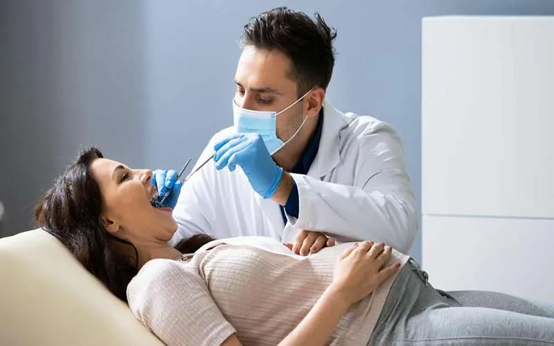 کشیدن دندان در هفته اول بارداری